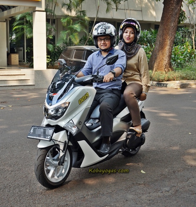 test ride yamaha nmax non abs