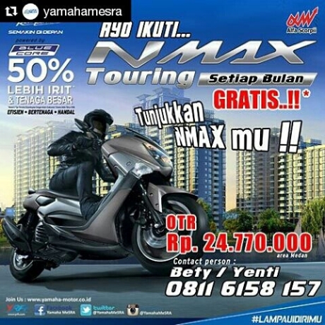 iklan gratis turing Yamaha NMax 