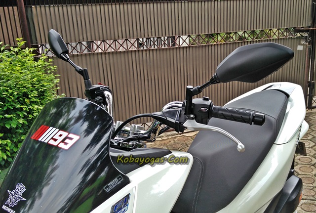 Modifikasi Pasang Spion Yamaha MT25 Di Honda New PCX 